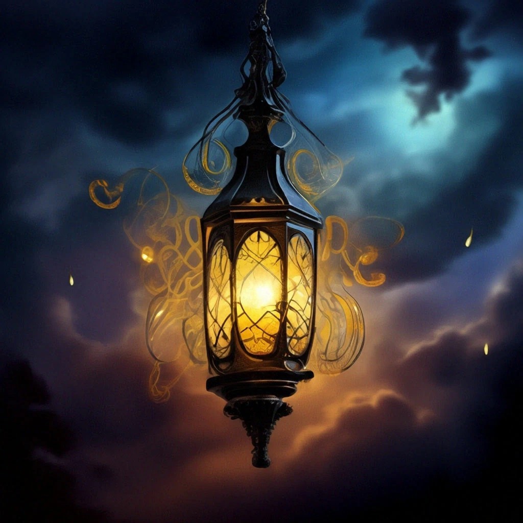 Изображение сгенерировано в нейросети Шедеврум на канале Попутный ветер - фонарь