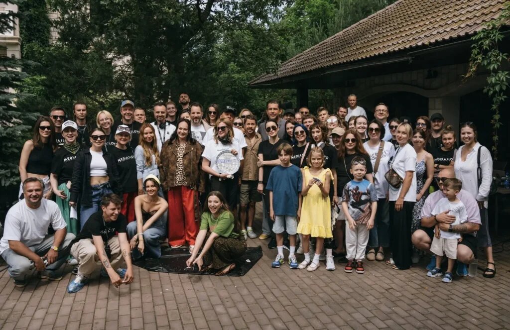 Кадр со съёмок