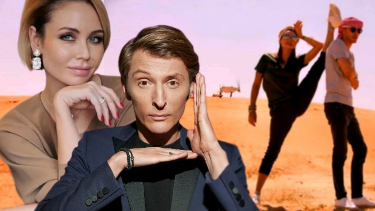 Ляйсан Утяшева и Павел Воля, кадр из шоу "Выжить в Дубае"