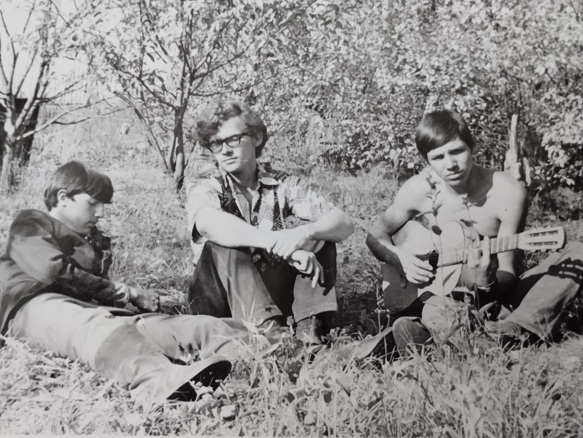 Вот такие были наши юноши при поступлении. Сентябрь 1974г.