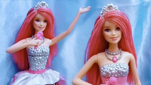 Волшебное превращение принцессы Кортни в Рок звезду! Кукла по мультфильму барби и рок принцесса