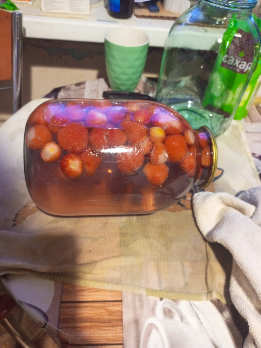 Компот из клубники рецепт