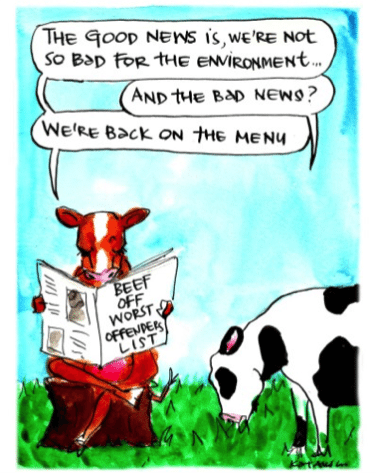Хорошая новость: мы не так плохи для окружающей среды. А плохая? Мы снова в меню. 