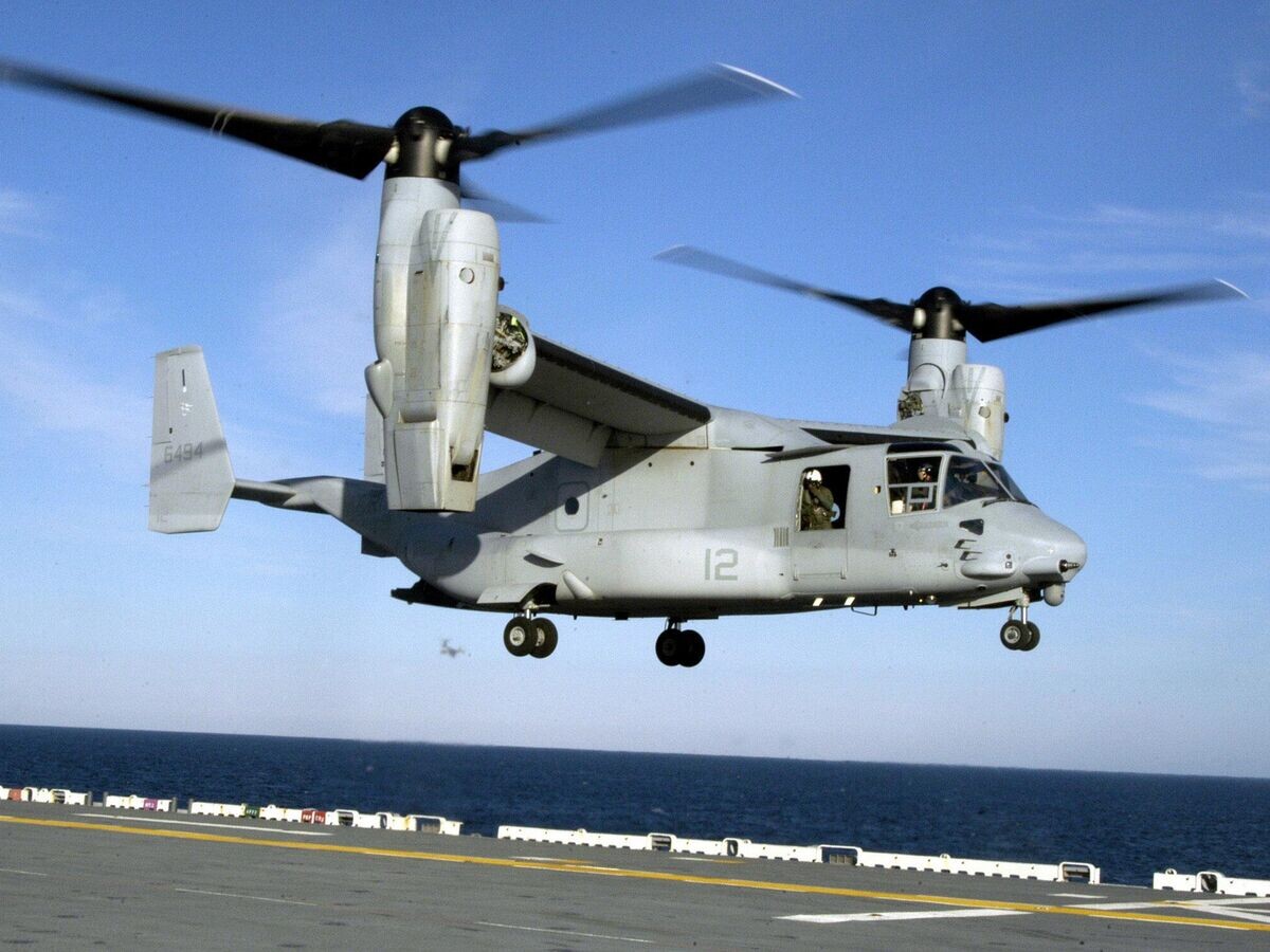    Конвертоплан "V-22 Osprey"© Public domain/U.S. Navy photo by Mass Communication Specialist 2nd Class Katie Earle