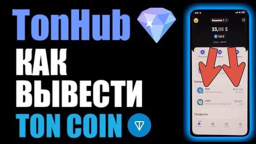 TonHub как вывести TonCoin на карту банка через ByBit ?