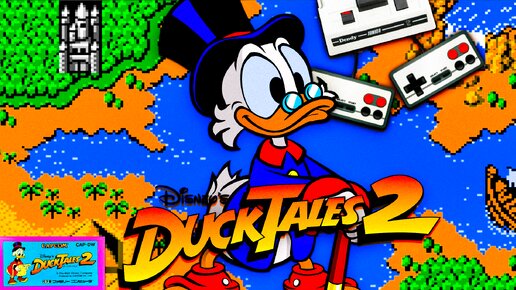 Проходим на харде со всеми картами Ducktales 2 ретро игра Денди