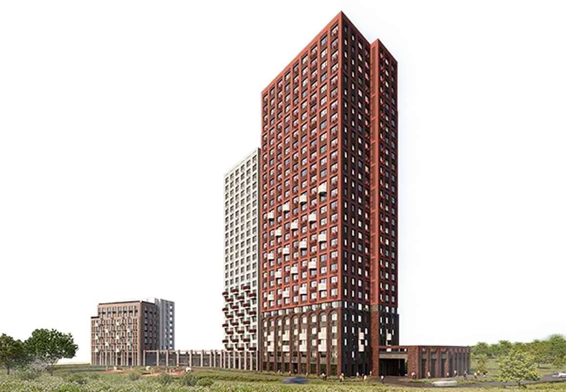 Проект и план застройки ЖК Страна. Береговая в Новосибирске