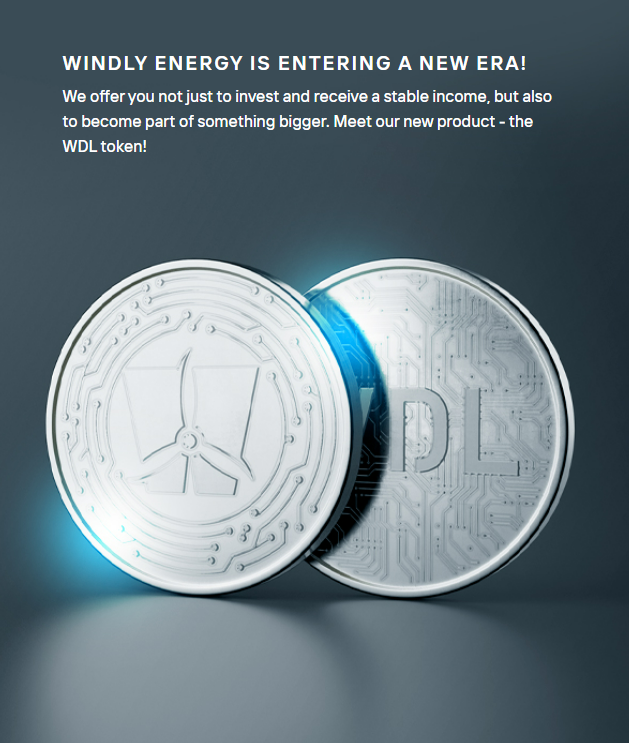 Скриншот сделан с официального сайта компании Windly.Energy