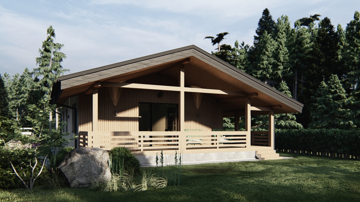 Вид со стороны сада