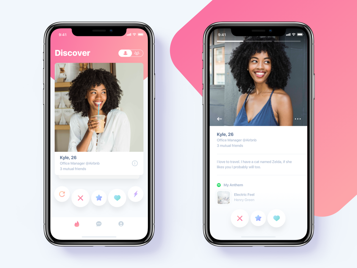 Анкеты в Tinder 