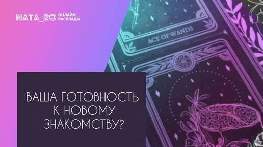 Ваша готовность к новому знакомству?...| Расклад на таро | Онлайн канал NATA_RO