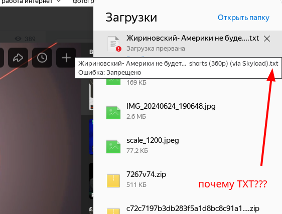 почему текстовый файл то?!