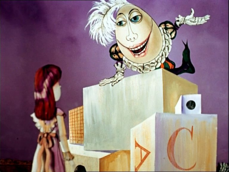 Кадр из м/ф "Алиса в Зазеркалье" (1982 г.)