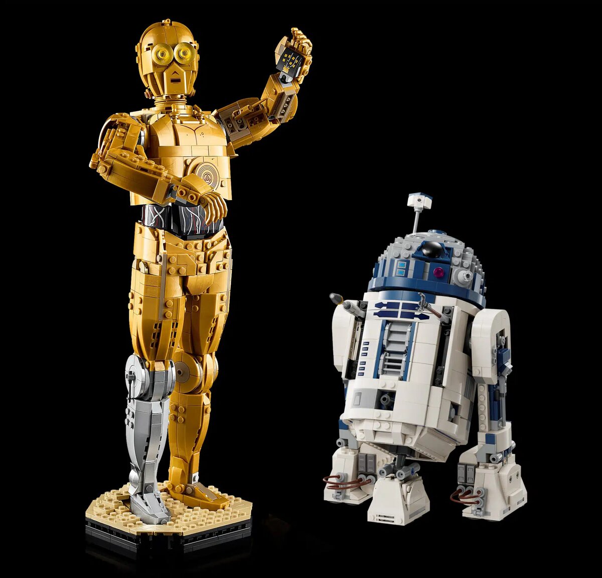 LEGO Star Wars 75398 C-3PO и LEGO Star Wars 75379 R2-D2