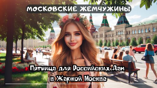 Московские Жемчужины: Пятница для Российских Дам в Жаркой Москве