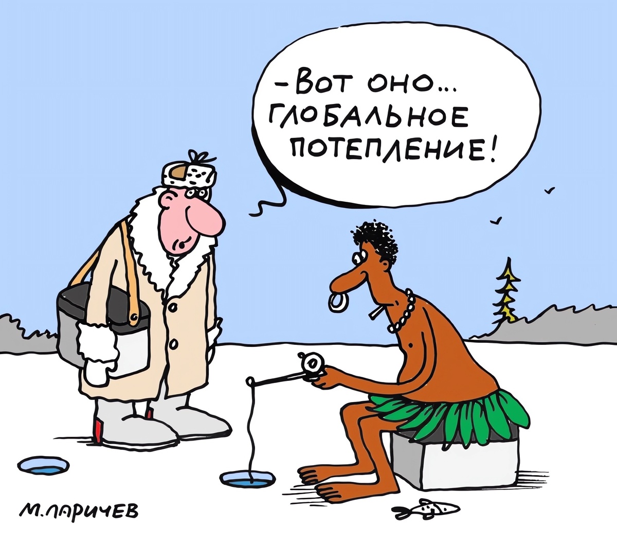 Питерского художника Михаила Ларичева можно смело назвать одним из самых антикризисных российских карикатуристов. Он, похоже, просто не умеет рисовать не смешно.-2-2