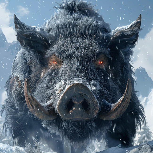 Вепрь, побежденный Гераклом