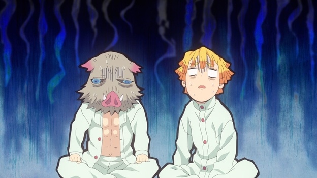    Кадр из аниме «Клинок, рассекающий демонов»