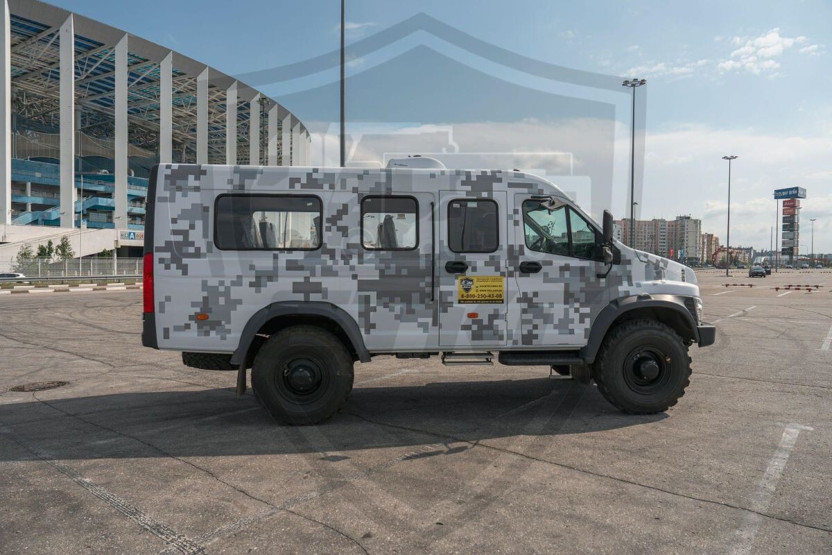 Вахтовый автобус  вездеход с  монокузовом