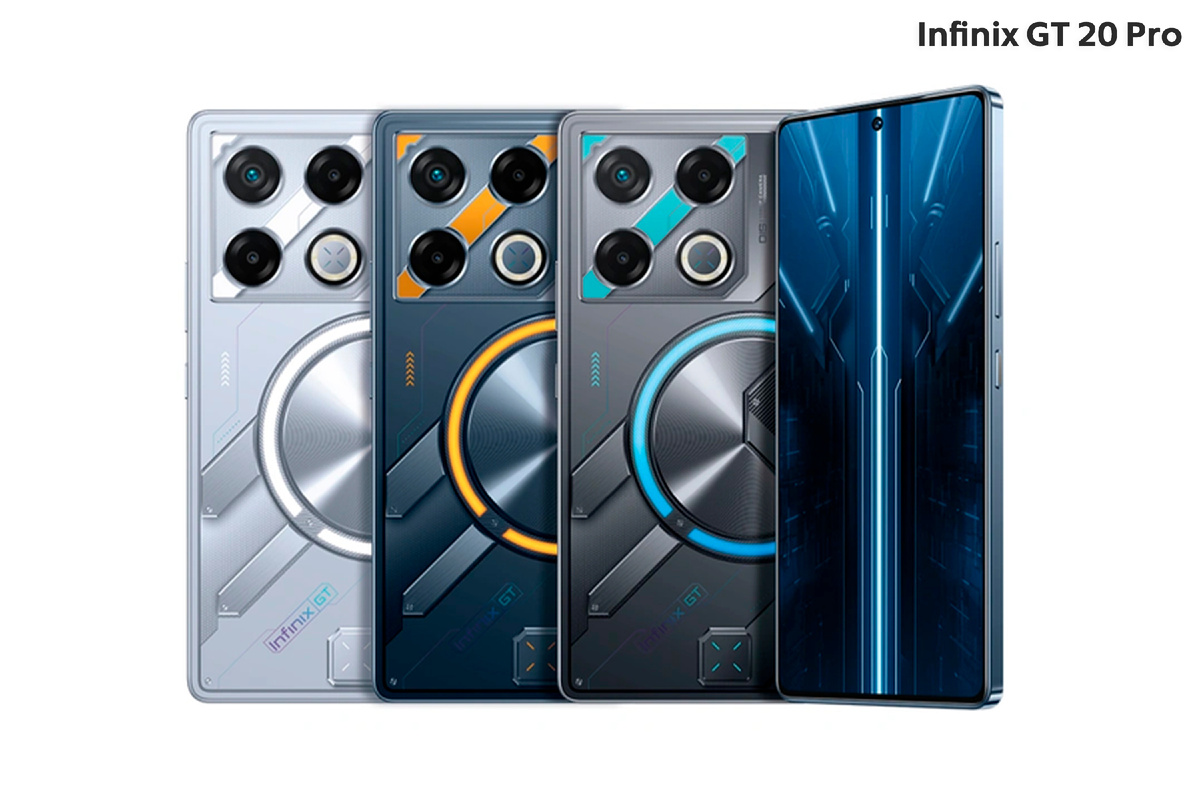 Компания Infinix представила в России игровой смартфон GT 20 Pro. О его принадлежности к играм говорит внешний вид, примерно то же мы видели и в GT 10 Pro. Но интереснее железо — оно-то что умеет?-2