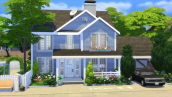 Семейный дом | The Sims 4 Строительство | Mulena Sims 4| Уютный интерьер