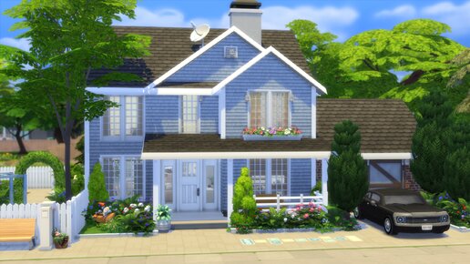 Семейный дом | The Sims 4 Строительство | Mulena Sims 4| Уютный интерьер