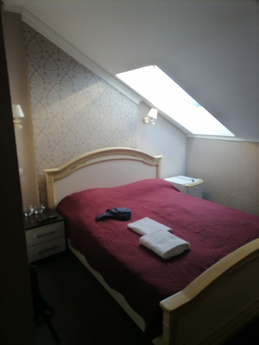 Вид на номер в гостинице. Спасибо замечательному отелю "Достоевский"!