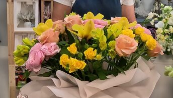 🌷 Неделя флориста - Выпускные вечера - Композиции из сухоцветов - Букет гигант