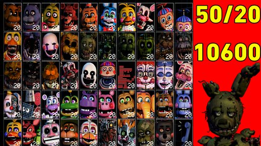 Я ПРОШЁЛ 50/20 ВТОРОЙ РАЗ!! | Ultimate Custom Night