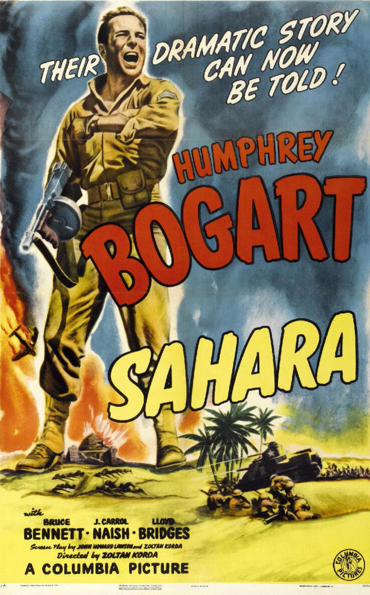 Афиша фильма "Сахара", 1943