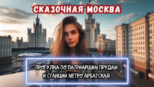 Сказочная Москва: Прогулка по Патриаршим прудам и станции метро Арбатская