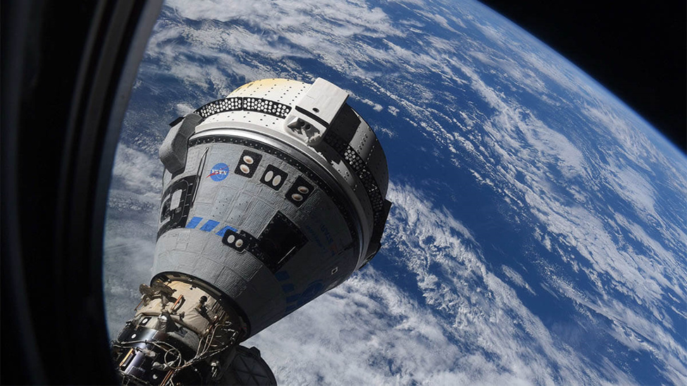 Корабль Starliner в составе МКС. Фото: nasa.blog.com