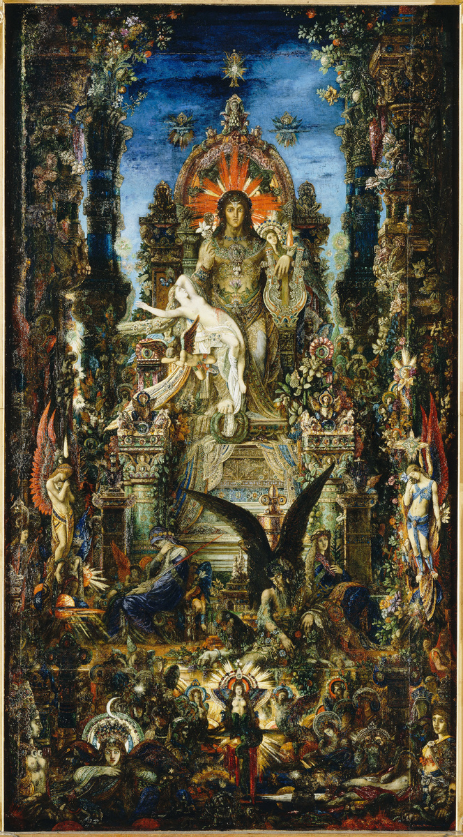 Юпитер и Семела — Гюстав Моро (1826–1898) // Музей Гюстава Моро, Париж.