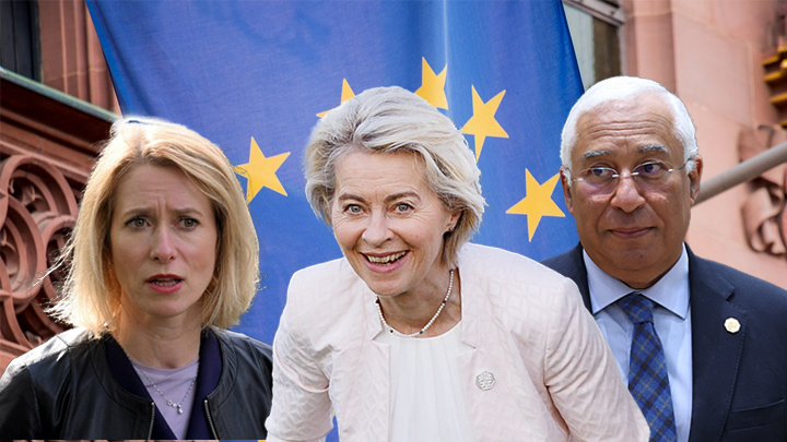 РУКОВОДЯЩАЯ ТРОИЦА —  ФОН ДЕР ЛЯЙЕН, КОШТА И КАЛЛАС - СТАНУТ ЛИЦОМ "СТРАТЕГИЧЕСКОЙ ОРИЕНТАЦИИ ЕС НА СЛЕДУЮЩИЕ ПЯТЬ ЛЕТ". ФОТО: GLOBAL LOOK PRESS/КОЛЛАЖ ЦАРЬГРАДА