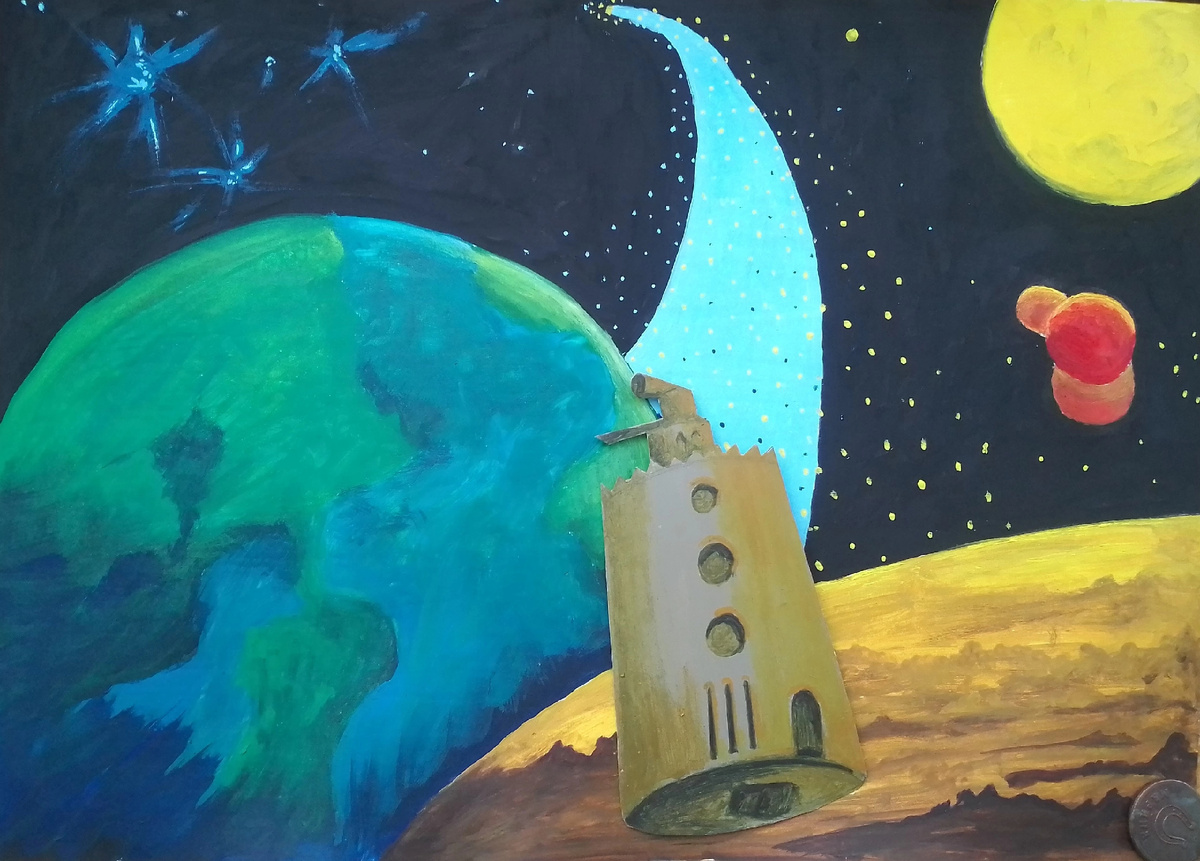 Художник Марина Алексеева. Масло, х/к, 37*50