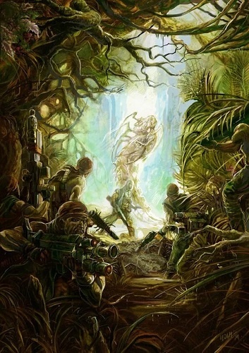 Планета Катачан  и ее жители напоминают планету Пирр из романа Гарри Гаррисона «Неукротимая планета». Считается, что он и ввел термин «Мир смерти».