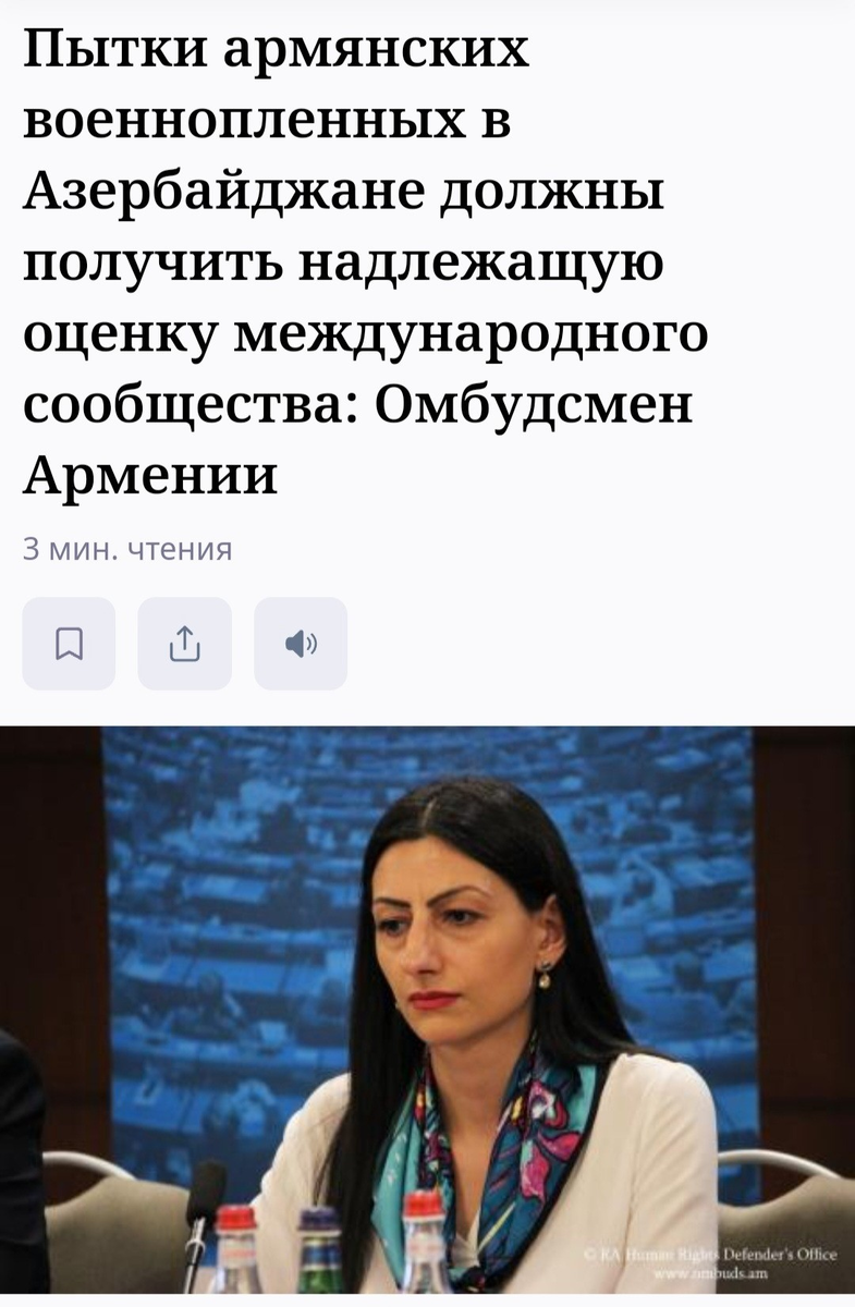 Неорганизованность и беспомощность армянской диаспоры и правительства в одной статье. Нет, я ничего не имею против уполномоченный по правам человека Армении, госпожи Анаит Минасян.