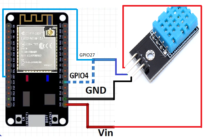 схема  esp32