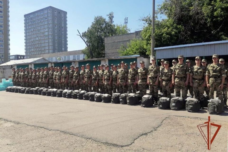    Новобранцы Росгвардии. Источник: 22.rosguard.gov.ru