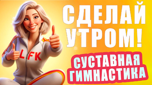 СУСТАВНАЯ ГИМНАСТИКА! Делай сидя КАЖДОЕ УТРО