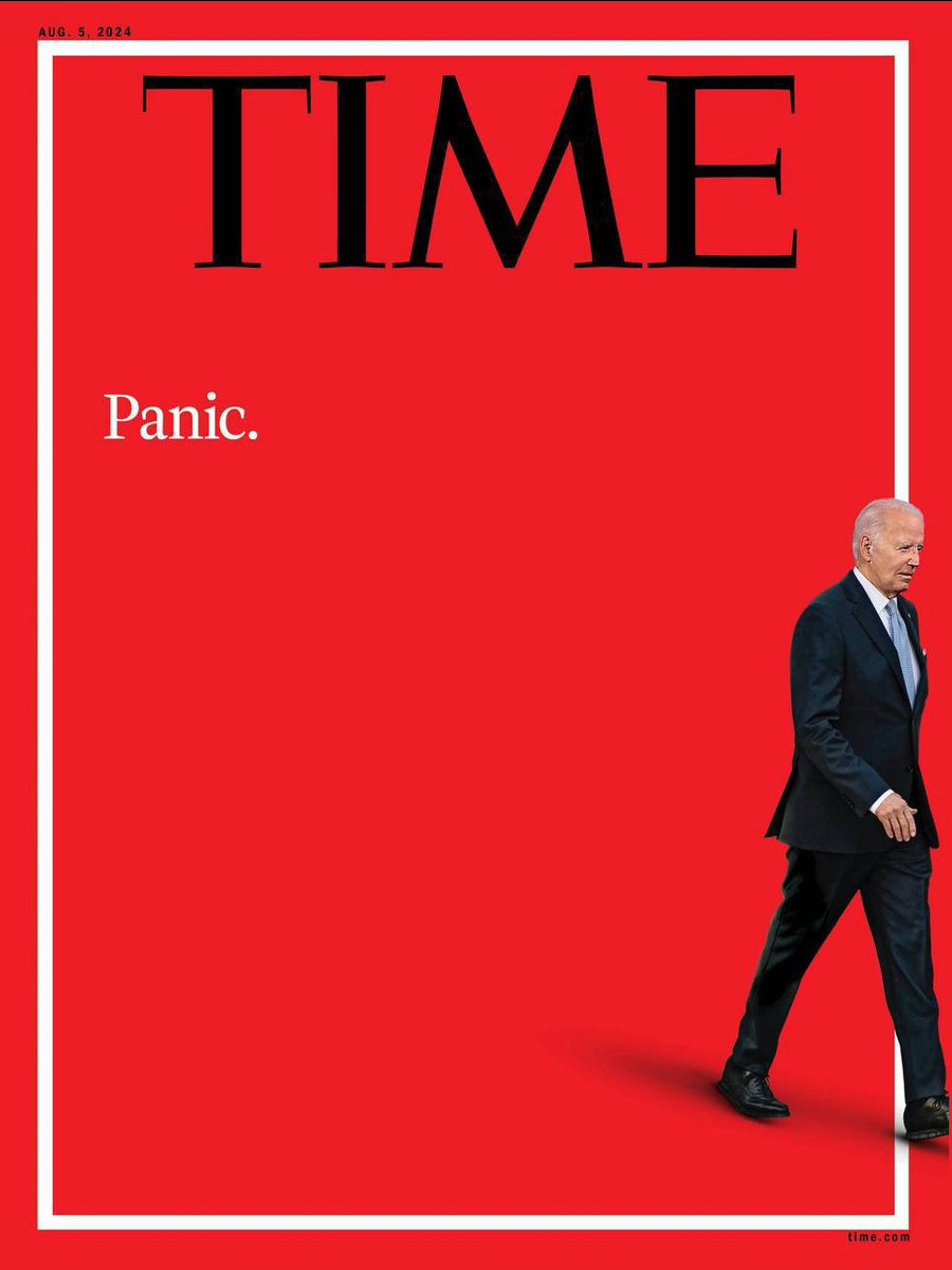 «Паника»: журнал «Тайм» одним словом описал настроения в кругу демократов после провала Байдена на дебатах.