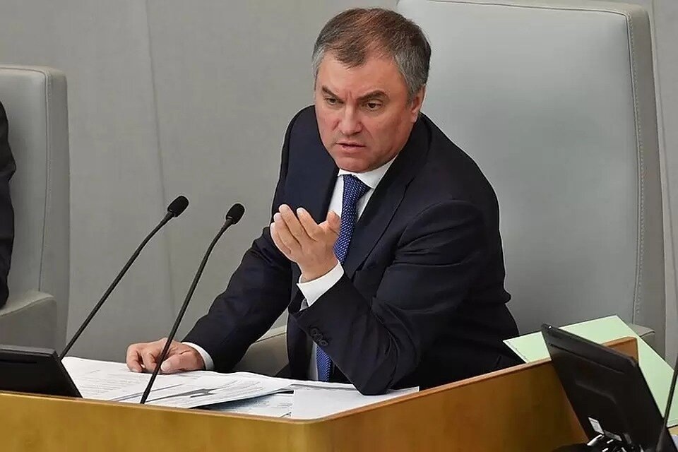 Спикер Госдумы Вячеслав Володин