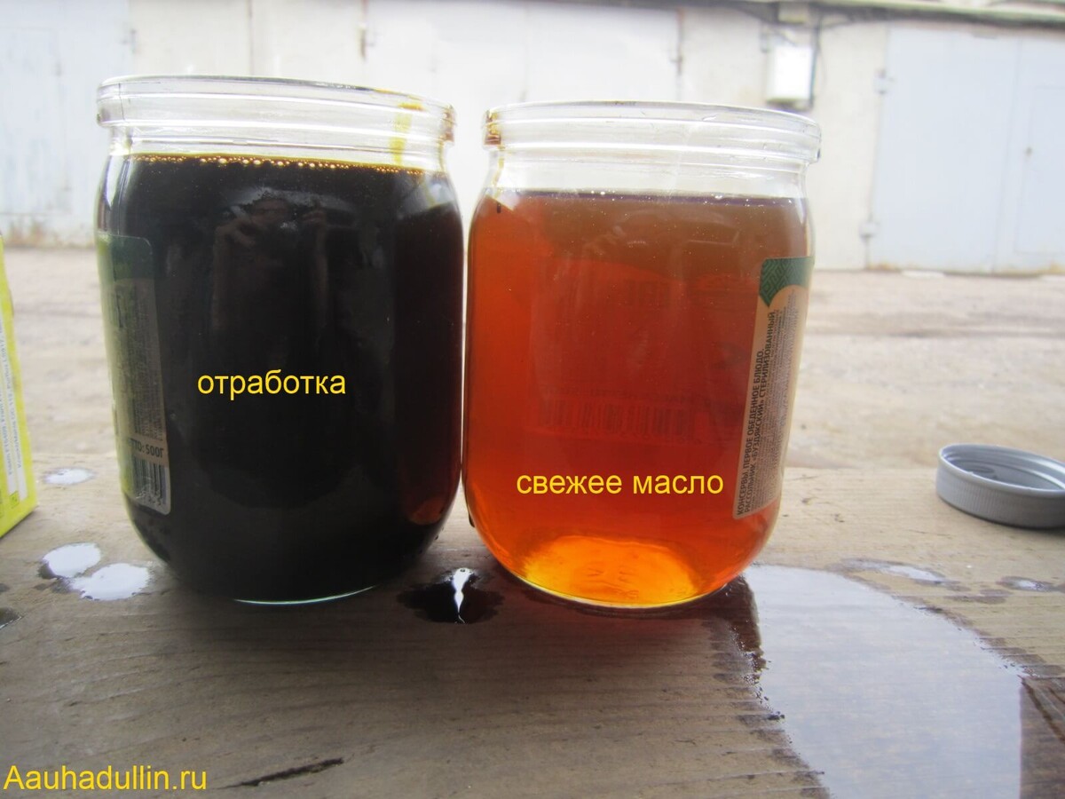 как проверить моторное масло отработку