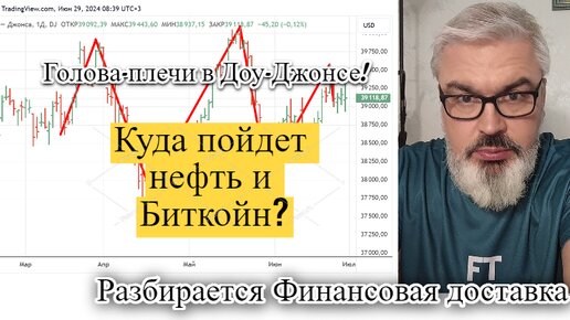 Анализ нефти, Биткойна, золота и американского рынка с прогнозом на 1-5 июля 2024