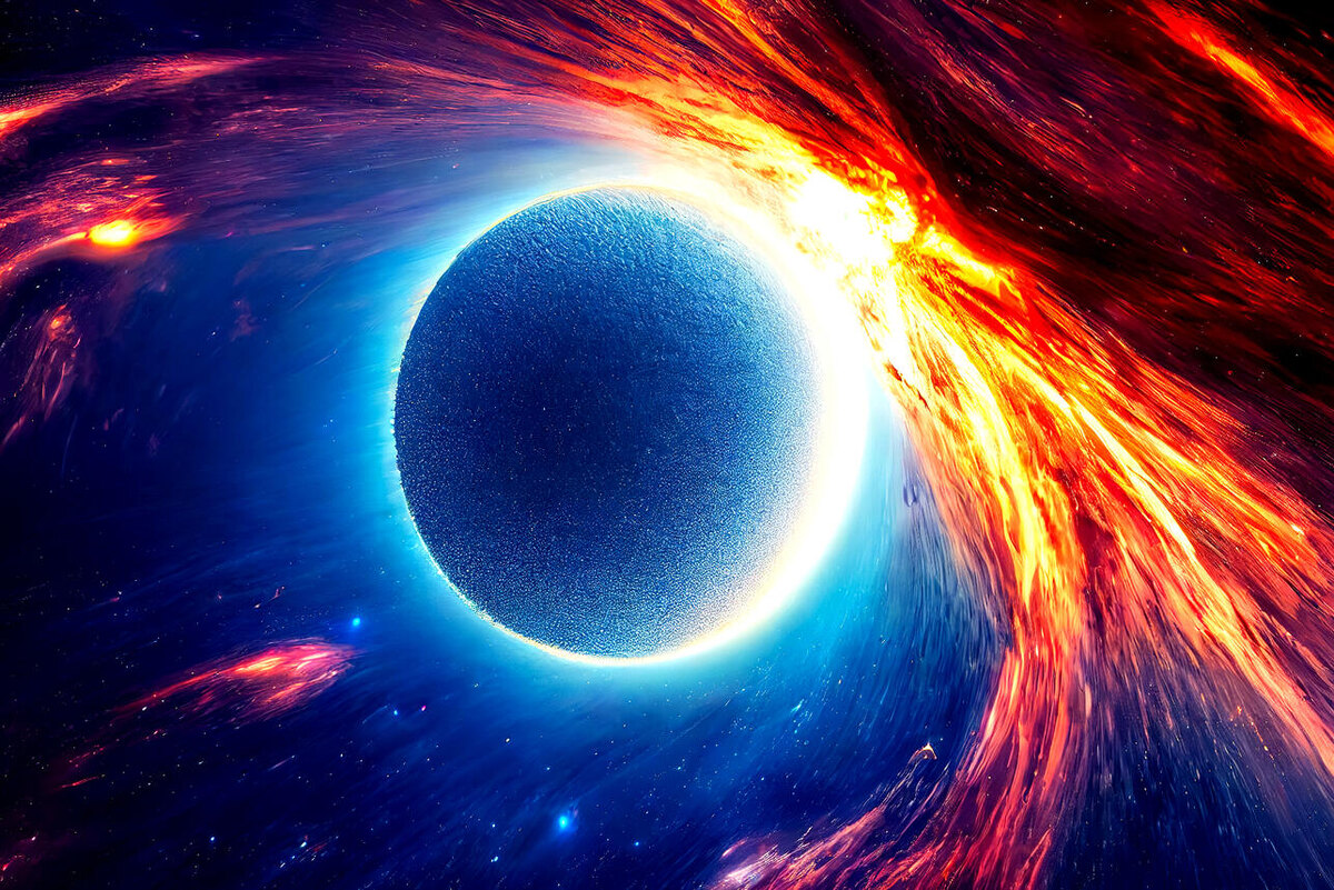 Планета Нептун. Фото в свободном доступе.