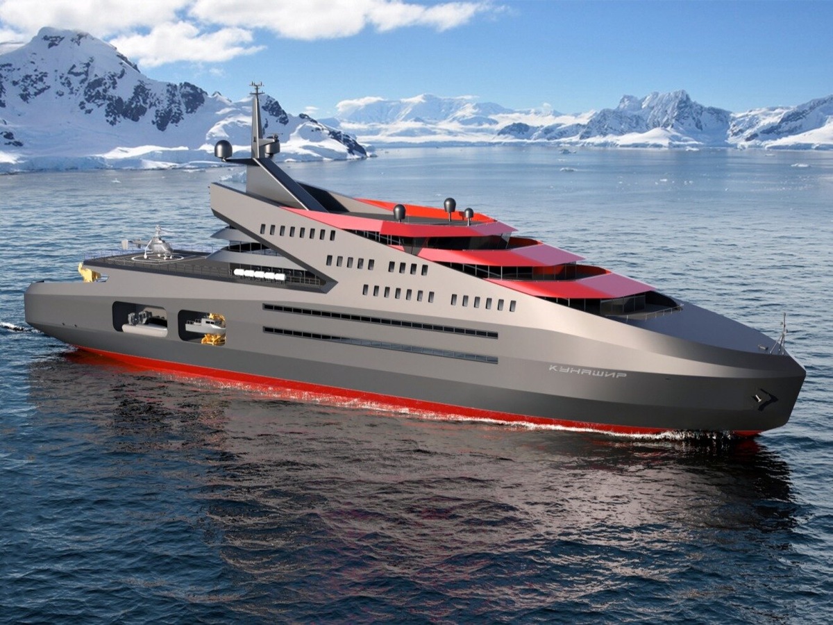 Объединённая строительная корпорация показала прототип нового арктического круизного лайнера «Кунашир».