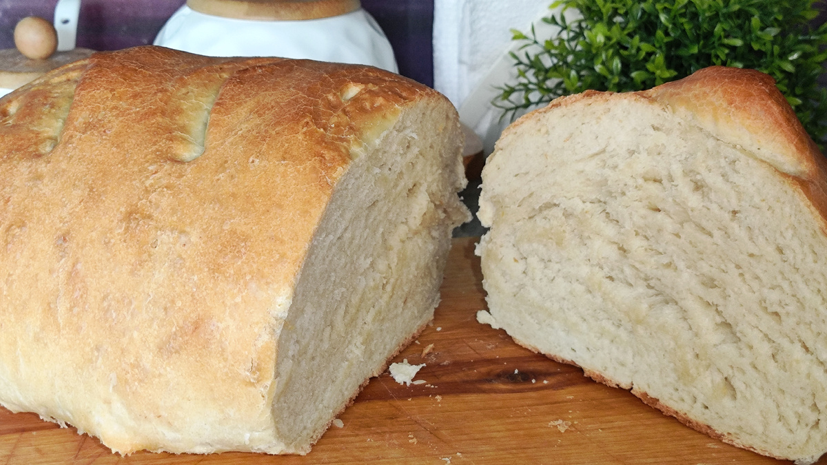 Хлеб на дрожжах.