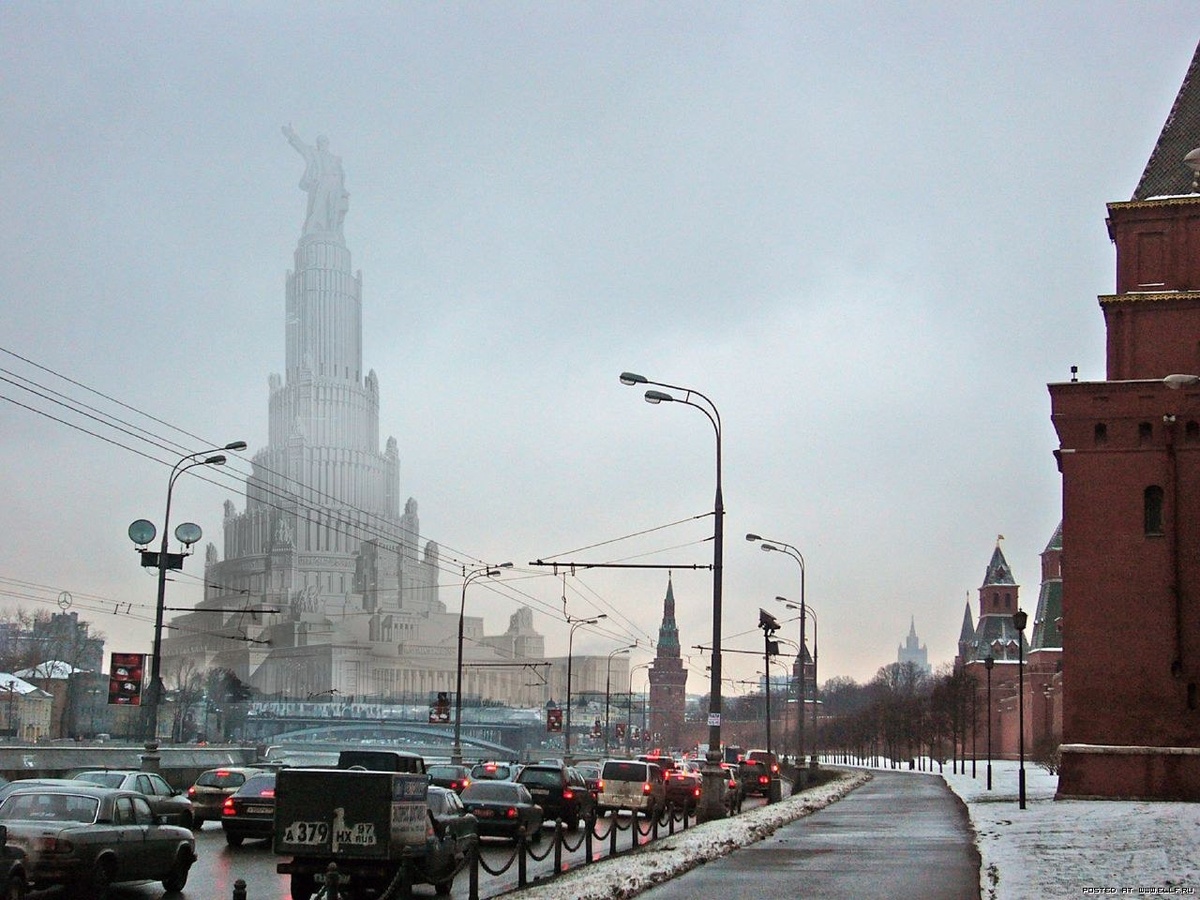 Как бы выглядело здание в современной Москве