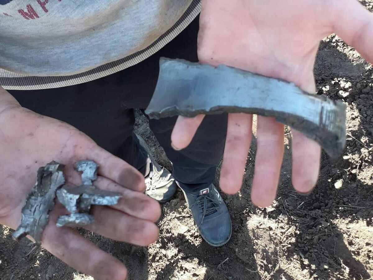    Последствия обстрела со стороны ВСУ села Теткино в Курской области© Фото : Роман Старовойт/Telegram