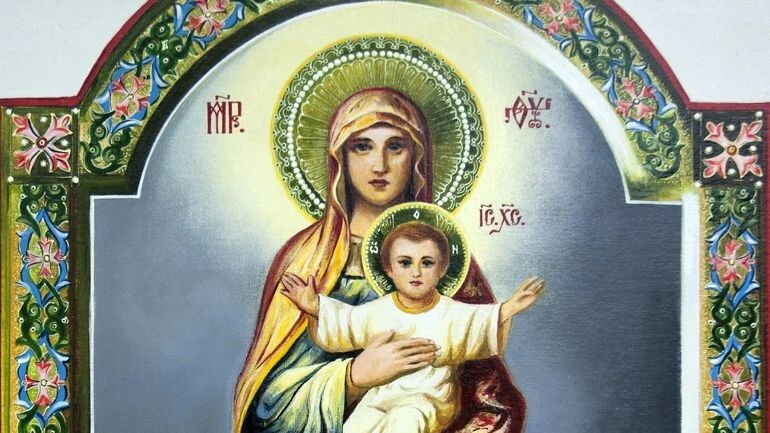    Вариант иконы «Благодатное Небо» Фото: Gouache7/Shutterstock/Fotodom